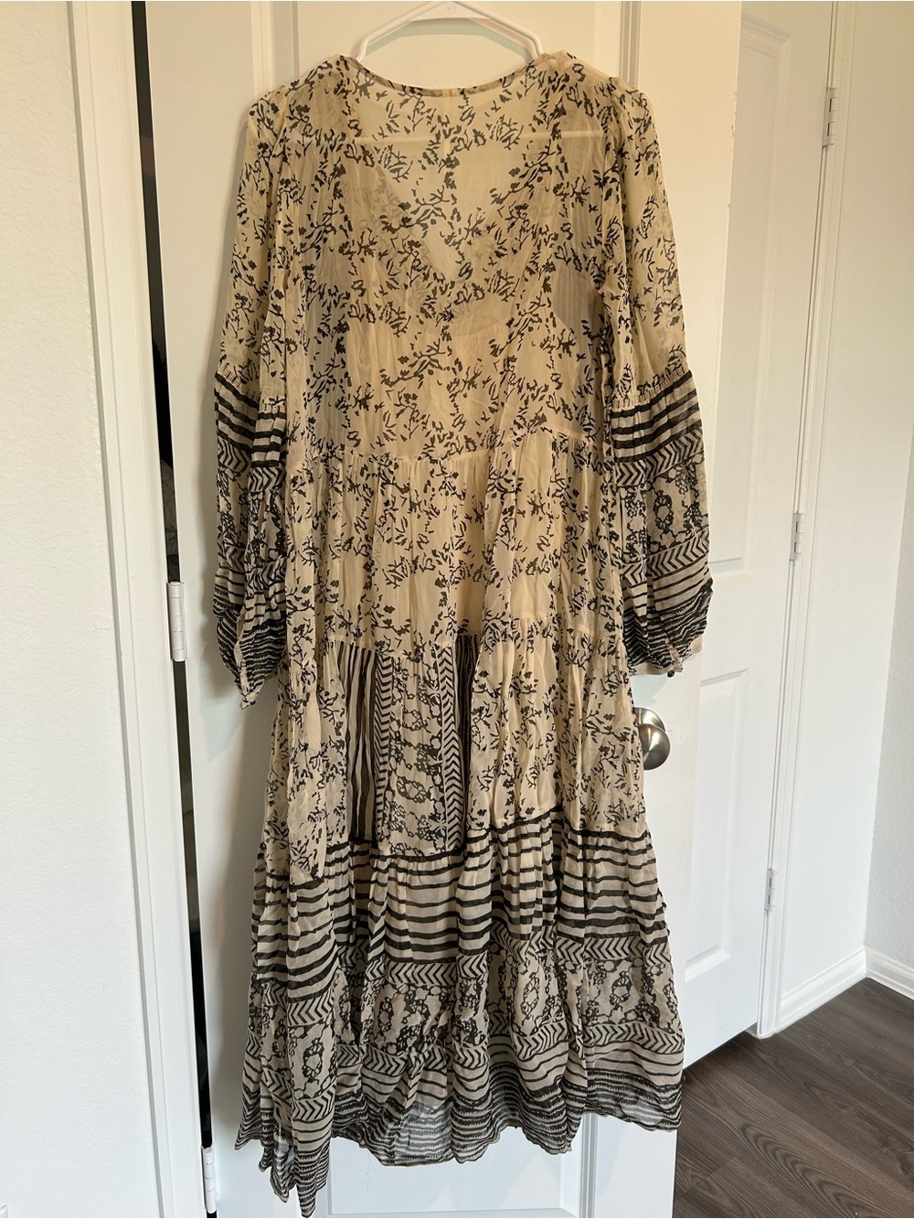 Anthropologie Talulah Tiered Midi Dress - Picture 9 of 11